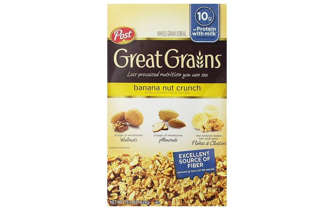 Post Great Grains Banana Nut Crunch   Box  439 grams